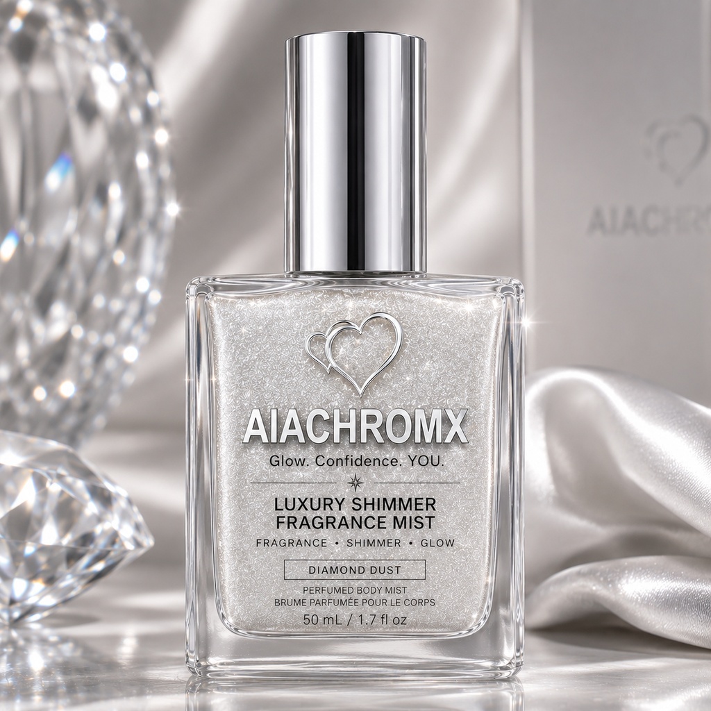 AIACHROMX AURA GLOW                       LUXURY BODY SHIMMER MIST