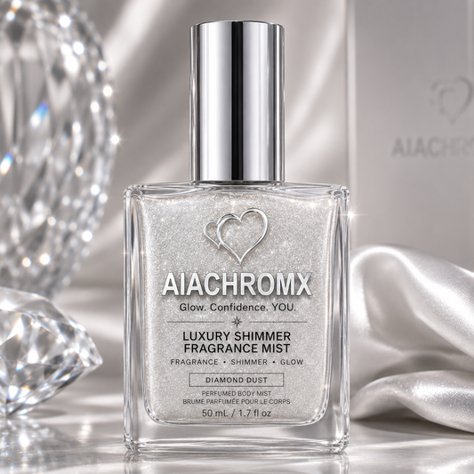 AIACHROMX AURA GLOW                       LUXURY BODY SHIMMER MIST